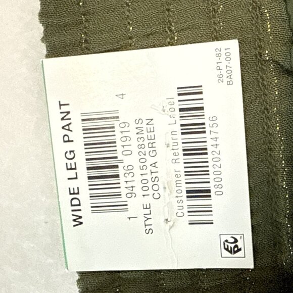 I.N.C. International Concepts High-Rise Wide-Leg Pants NWT W Pockets Size Large - Picture 6 of 10